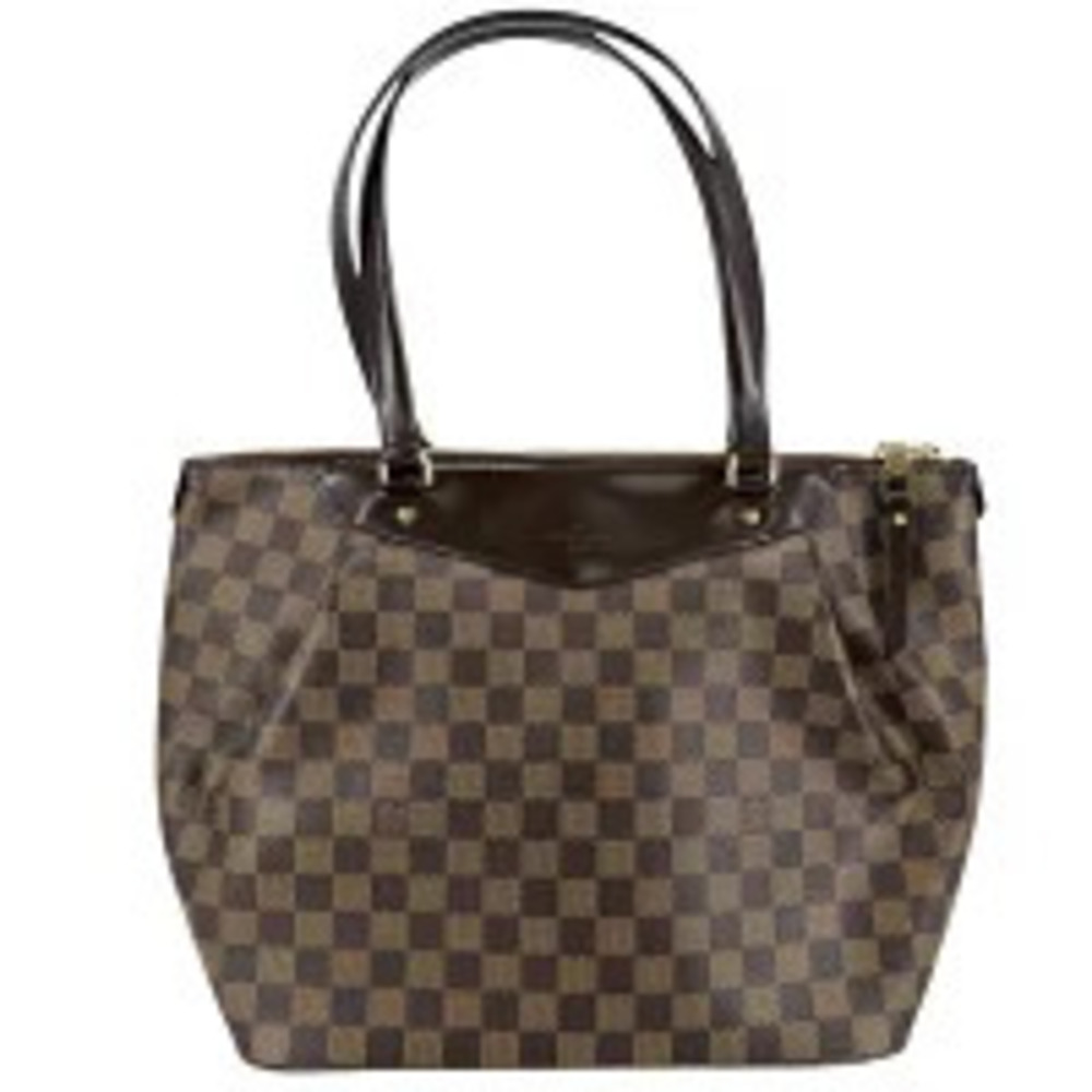 Louis Vuitton Damier Westminster Tote Bag Handbag Shoulder Brown